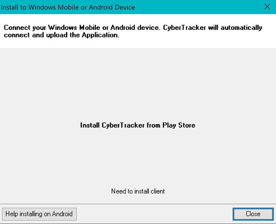 Build 3.520 now available - Support - Classic - CyberTracker Support Forum